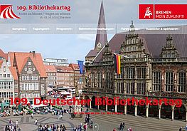 Screenshot Startseite Bibliothekartag 2021